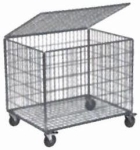 Gabion with lid and wheels 5057
